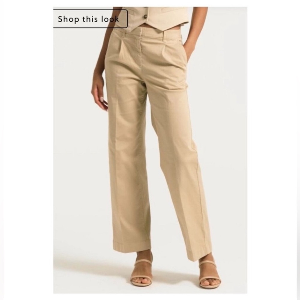 J Crew Women's Pleated capeside chino pant